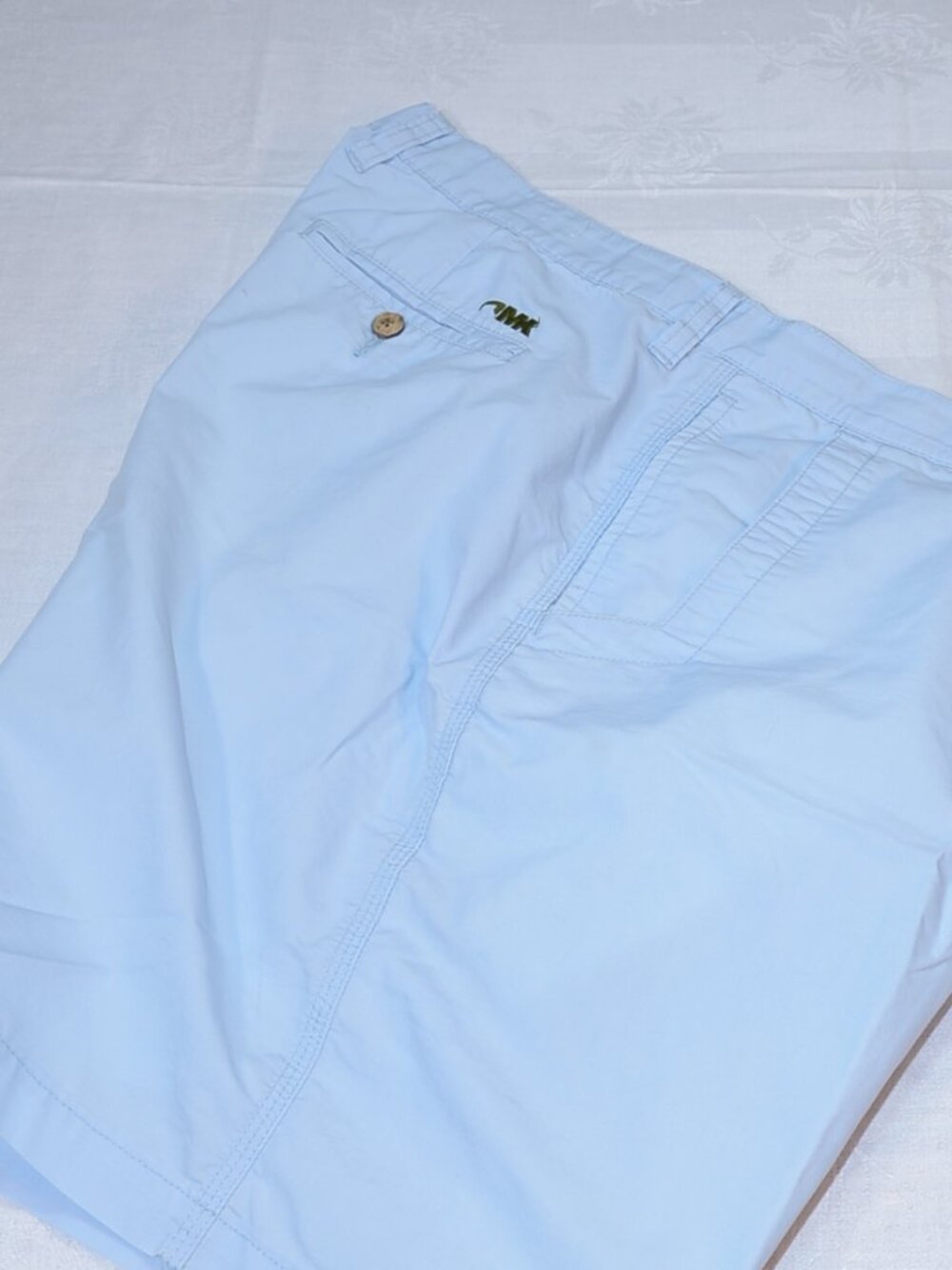 Mountain Khakis Relaxed Fit Organic Cotton Shorts -- Light Blue -- Men's 38x8